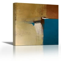 Square II на Discovery - Съвременна изящна изкуство Giclee on Canvas Gallery Wrap - Wall Décor - Art Rainting - Готов за окачване