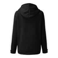 Женска модна качулка с по -големи печат качулка Comfort Plus Sube Sweatshirt Teen Jacket