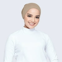 Вътрешна капачка за хиджаб за увиване на главата регулируема дантела нагоре подчертана за жени