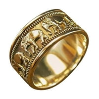 Yuehao аксесоари пръстени сплав слон пръстен много размери за избор на пръстени подарък за жени и мъже Модни бижута Специален подарък F