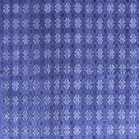 Ahgly Company Indoor Rectangle Oriental Blue Modern Area Rugs, 8 '10'