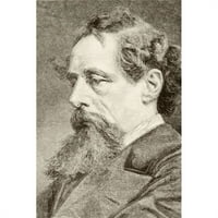 Posterazzi DPI Charles John Huffam Dickens, до английски романист от печат на плакат от 19 век, 17