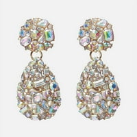 Toyella Wing-Cholly обеци Европейски и американски преувеличени модни сплав диамант обеци женска тенденция супер флаш обеци на едро stylez