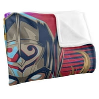 Thor Love and Thunder одеяло, 50 x60 Thor и Mighty Thor Silky Touch Super Soft Thruing одеяло