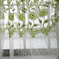 HeiHeiup Drape Peon Voile Window Fabric Sheer Tulle Panktain Panel Home Decor Jungle Shower Curtain