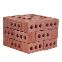 Guvpev Mini Cement Bricks and Mortar ви позволяват да изграждате своя собствена мъничка играчка Mini Bricks - червена