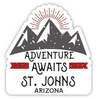 Сейнт Джонс Аризона Сувенир Винилов стикер Стикер приключение очаква дизайн
