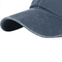 Мъже и жени винтидж измити затруднени памучни бейзболни капачки обикновена празна регулируема класическа бейзболна шапка.khaki